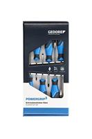 Gedore 1482319 Schroevendraaierset Werkplaats 6-delig Plat, Kruiskop Phillips - thumbnail