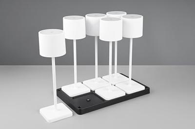 Trio Set van 6 tafellampjesFernandez wit - R54096631