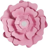 Creativ Company Papieren bloemen, d 15+25 cm, 230 gr, lichtrood, 2 stuk/ 1 doos - thumbnail