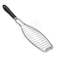 BBQ Barbecue Visgrill Chroom 29x10cm - thumbnail