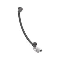 Badoverloopset MAY Incl. Sifon Geborsteld Carbon Black PVD - thumbnail