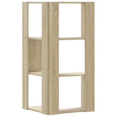 Boekenkast 3-laags hoek 50x50x102 cm bewerkt hout sonoma eiken Boekenkast 3-laags hoek 50x50x102 cm bewerkt hout sonoma eiken