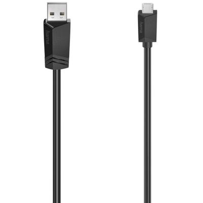 Hama Micro-USB-kabel, USB 2.0, 480 Mbit/s, 1,50 m Kabel Zwart Hama Micro-USB-kabel, USB 2.0, 480 Mbit/s, 1,50 m Kabel Zwart