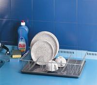 Metaltex colonia afdruiprek 48x30 cm zilver/grijs - thumbnail