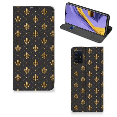 Samsung Galaxy A51 | Hoesje met Magneet | Franse Lelie Samsung Galaxy A51 | Hoesje met Magneet | Franse Lelie