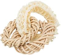 TRIXIE LUFFARING MET ROTAN-EN MAÏSBLAD RING NATUREL 13X13 CM - thumbnail