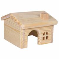 TRIXIE HUIS HAMSTER HOUT SPIJKERVRIJ 15X15X11 CM 2 ST - thumbnail