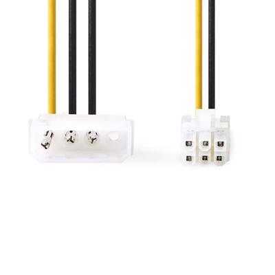 Nedis CCGP74060VA015 Interne Voedingskabel Molex Male - Pci Express Male 0,15 M Diverse - thumbnail