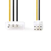 Nedis Interne Voedingskabel | Molex Male NAAR PCI-Express Male | 0.2 m | 1 stuks - CCGP74060VA015 CCGP74060VA015 - thumbnail