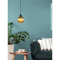 Globo HanglampZumba groen glas Ø 15cm - 15638G - thumbnail