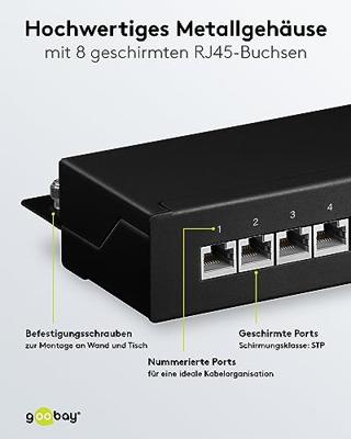 Abi 8-poorts patchpaneel