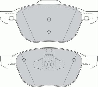 Remblokken set FDB1594
