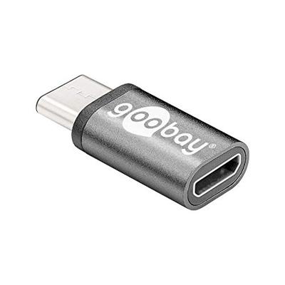 Micro-USB (F) naar USB-C (M) adapter- 480Mbit/s - USB 2.0 adapter