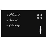 Schoolbord voor aan de wand magnetisch 100x60 cm glas - thumbnail