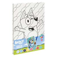 Moxy Bluey schilderen op nummer canvas - thumbnail