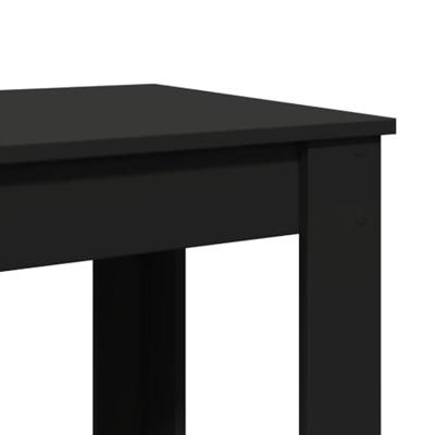 Bartafel 51x50x103,5 cm bewerkt hout zwart