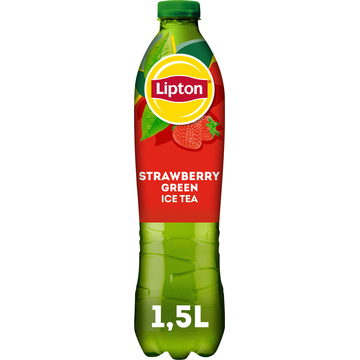 Lipton Ice Tea Green Strawberry 1,5 L bij Jumbo