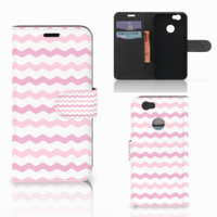 Huawei Nova Telefoon Hoesje Waves Roze - thumbnail