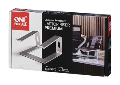 OneForAll DM 0060 Universele laptop verhoger Monitorarm Zilver