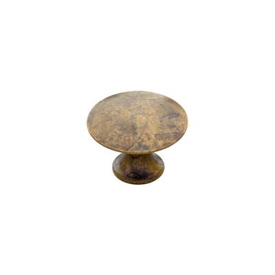Knop glad rond 30mm antiek super