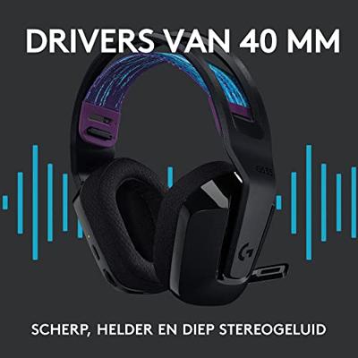 Hoofdtelefoon met Hoofdband Logitech G535 Zwart - thumbnail