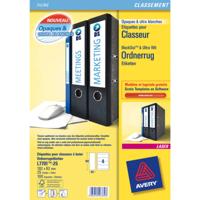 Avery Zweckform L7701-25 ordnerrugetiketten ft 19,2 x 6,2 cm (b x h), 100 etiketten, wit - thumbnail