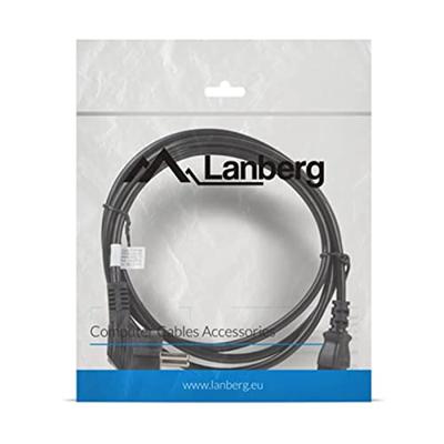 Voedingskabel Lanberg CA-C13C-11CC-0018-BK Zwart 1,8 m