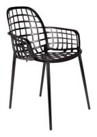 Zuiver Tuinstoel 'Albert Kuip' Aluminium, kleur Zwart - thumbnail