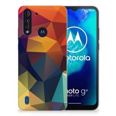 Motorola Moto G8 Power Lite | TPU Hoesje | Polygon Color Motorola Moto G8 Power Lite | TPU Hoesje | Polygon Color