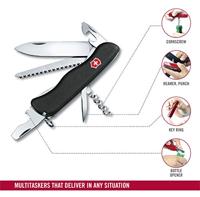 Victorinox Forester 0.8363.3 Zwitsers zakmes Aantal functies 12 Zwart - thumbnail