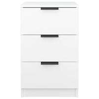 Nachtkastje 40x36x65 cm wit - thumbnail