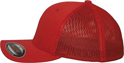 Flexfit FX6511 Flexfit Mesh Trucker Cap - Red - S/M