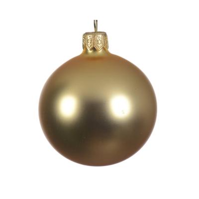 Decoris grate gouden matte kerstballen 15cm Decoris grate gouden matte kerstballen 15cm