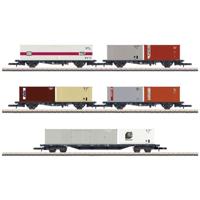 Märklin 82664 Z set van 5 wagons containertransport, MHI - thumbnail