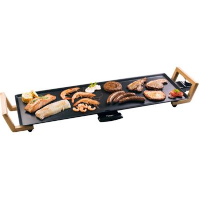 Bestron ABP603BB XL Teppanyaki Grillplaat 70x23 cm Bamboe/Zwart - thumbnail