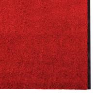 Deurmat Rood en Zwart 120 x 350 cm Polyamide en PVC - thumbnail