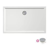 Xenz Mariana douchebak - 120x75x7 - Acryl - wit 6880-01 - thumbnail