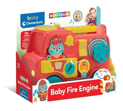 Clementoni Baby montessori brandweerwagen Clementoni Baby montessori brandweerwagen