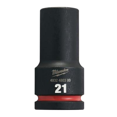 Milwaukee ShockWave™ Krachtdop 3/4" lang | 21 mm - 4932480380