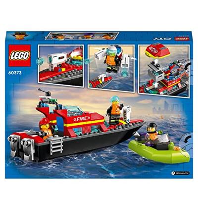 LEGO CITY reddingsboot brand 60373 - thumbnail