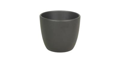 Floran bloempot boule 22,5x19,5 cm antraciet mat