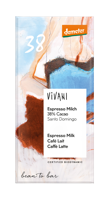 Chocolade Demeter melk espresso 38% bio 90 Gram - thumbnail