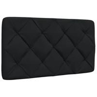 Bedframe zonder matras 80x200 cm stof zwart - thumbnail
