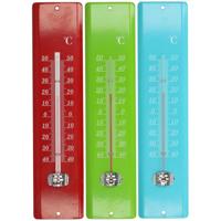 Kinzo thermometer metaal 29,5x7x2cm - thumbnail