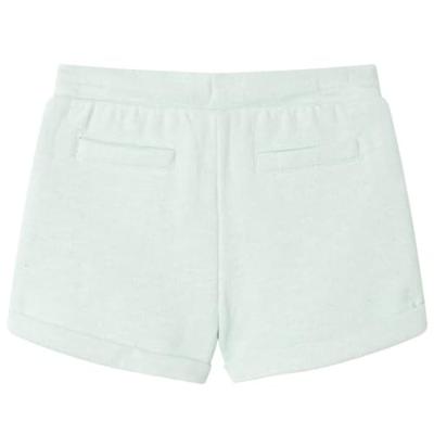VidaXL Kindershorts met trekkoord 140 gemengd lichtmintkleurig