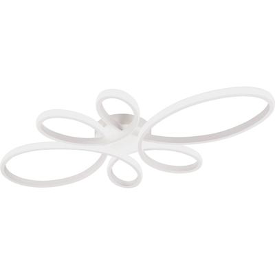 LED Plafondlamp 32W - Dimbaar Natuurlijk Wit 4000K - Mat Wit Metaal