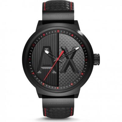 Horlogeband Armani Exchange AX1372 Carbon Zwart 20mm Horlogeband Armani Exchange AX1372 Carbon Zwart 20mm