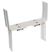 Balkonhaak type H wit - 2 stuks - thumbnail