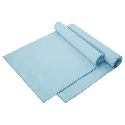 Sporthanddoeken 2 pcs Blauw 140 x 70 cm Polyester en polyamide
