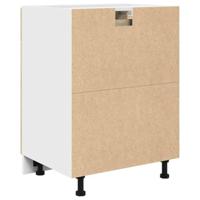 Onderkast met lade 60x46x81,5 cm spaanplaat sonoma eikenkleurig - thumbnail